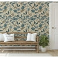 thumbnail image 5 of S4Sassy Botanical Leaf Wallpaper - Beige Wall Covering, 25" x 240" Self-Adhesive Textured Vinyl Wall Paper, Decorative Walls Wrap, Easy DIY Walls Covering For Bedroom, Living Room, Living Space, 5 of 9