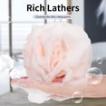 thumbnail image 4 of Carrie Joe Bath Loofah Sponge Back Scrubber Shower Sponge Soft Mesh Exfoliator Pouf Shower Ball Bath Sponges for Women and Men Bath Accessories, 4 of 7