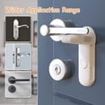 thumbnail image 2 of (White) 2 Pcs Door Lever Locks for Childproof & Petproof, Door Handle Locks for Toddlers, Baby Safety Locks for Toddlers, 2 of 5