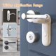 thumbnail image 2 of (White) 2 Pcs Door Lever Locks for Childproof & Petproof, Door Handle Locks for Toddlers, Safety Locks for Toddlers, 2 of 5