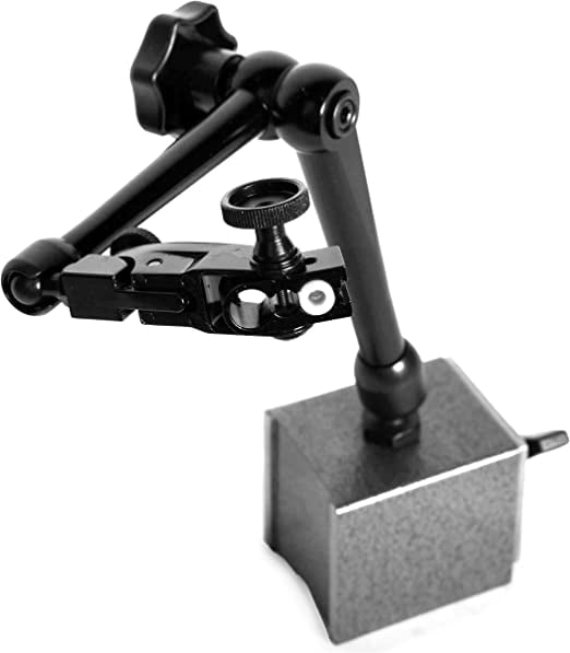 WEN Magnetic Base for Dial Indicators, Three Segment, Industrial Strength with Quick Release