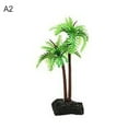 thumbnail image 2 of Walbest lastic Palm Tree Plant Underwater Aquarium Ornament, 3.94-Inch, 2 of 7