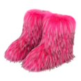thumbnail image 5 of Y2k Botas de nieve de invierno para mujer, botas de piel sintética de zorro peludas de lujo para exteriores, nuevas botas de moda para mujer, zapatos de plataforma cálidos de felpa, botas, 5 of 5