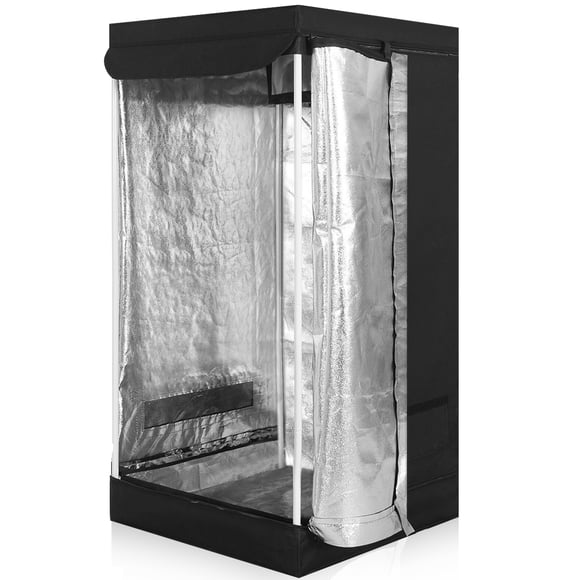 Costway 2'x2'x4' Reflective Hydroponic Grow Tent Indoor Plant Growing Room