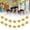 C2_2pc 3m Gold, variant on SMKE Master Degree Banner,Casual Party Garland,Disposable Garland Set,Pre-Strung Black Grad Cap Banner with Gold Tassel,3m Class of 2026 Glitter Hanging Decor for College High School Graduation