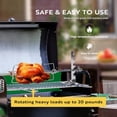 SPECSTAR 28 Inch Rotisserie Grill Kit with 120V 4W Motor, 304 Stainless Steel