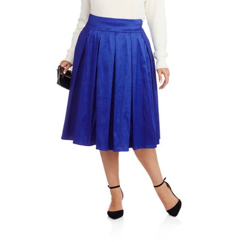 taffeta midi skirt