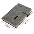 thumbnail image 2 of Lined Leather Journal Notebook for Men Women,Personalized Hardcover Journal ,Thick Ruled Paper Daily Diary for School,Travel,Business,Work,Home Writing, 2 of 5