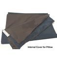 thumbnail image 5 of Dogbed4less Shredded Memory Foam Pillow 48"x29" Dog Bed with Brown Microsuede Cover, 5 of 6