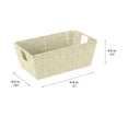thumbnail image 6 of Simplify Standard Polyester Basket, Off-White, 6 of 7