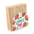 thumbnail image 2 of Strawberry Summer Time Word Napkin Holder for Table Clear Napkin Stand Paper Holder Acrylic Organizer Dispenser Napkins for Dinner Kitchen Restaurant Room, 2 of 8