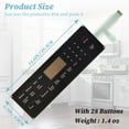 thumbnail image 5 of DG34-00027B Membrane Switch Touchpad Replacement Compatible with Samsung Range Oven NX58H5600SS, NX58J5600SG, NX58F5700WS, NX58M5600SB, 5 of 7