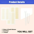 thumbnail image 6 of Vocoste 3 Size Double Eyelid Stickers 240 Pcs Invisible Eyelid Tape for Droopy Eye, 6 of 7