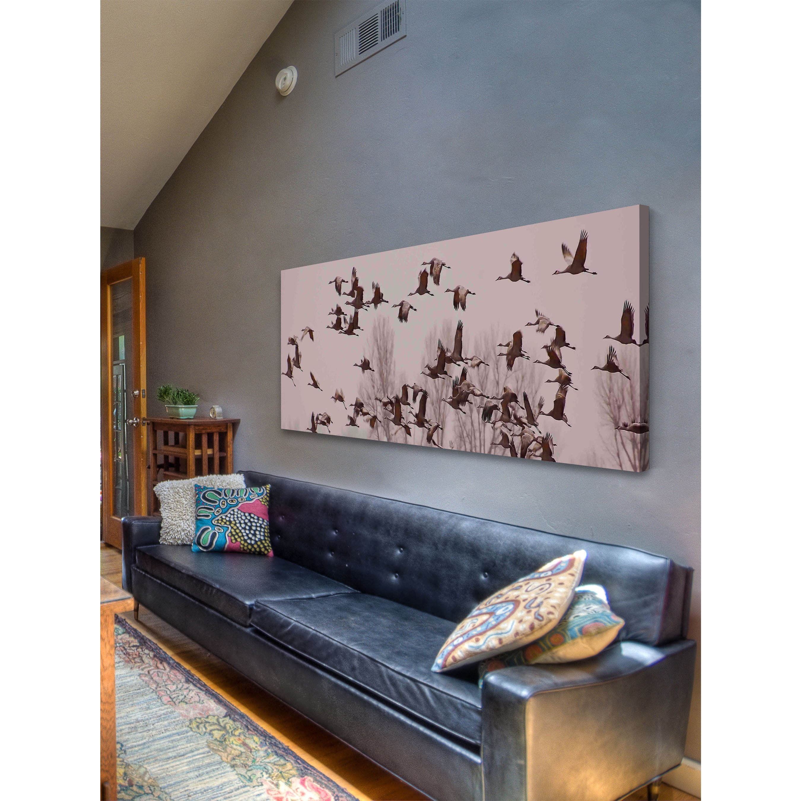 Marmont Hill "Cranes Across the Sky" Painting Print on Canvas