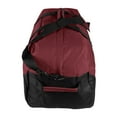 thumbnail image 2 of 21 Large Duffle Bag with Adjustable Strap in Maroon, 2 of 4