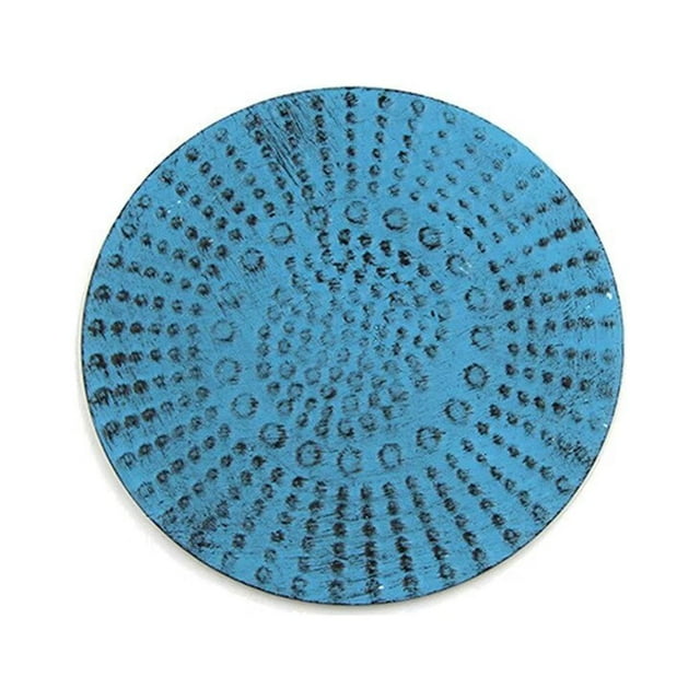 Xiao Hua Decoración de pared de metal para sala de estar, decoración del hogar, siluetas (azul)