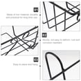 thumbnail image 5 of MIANGASTORE Hanging Railing Planter Flower Pot Holder Metal Haning Holder for Home Room ( Black ), 5 of 5
