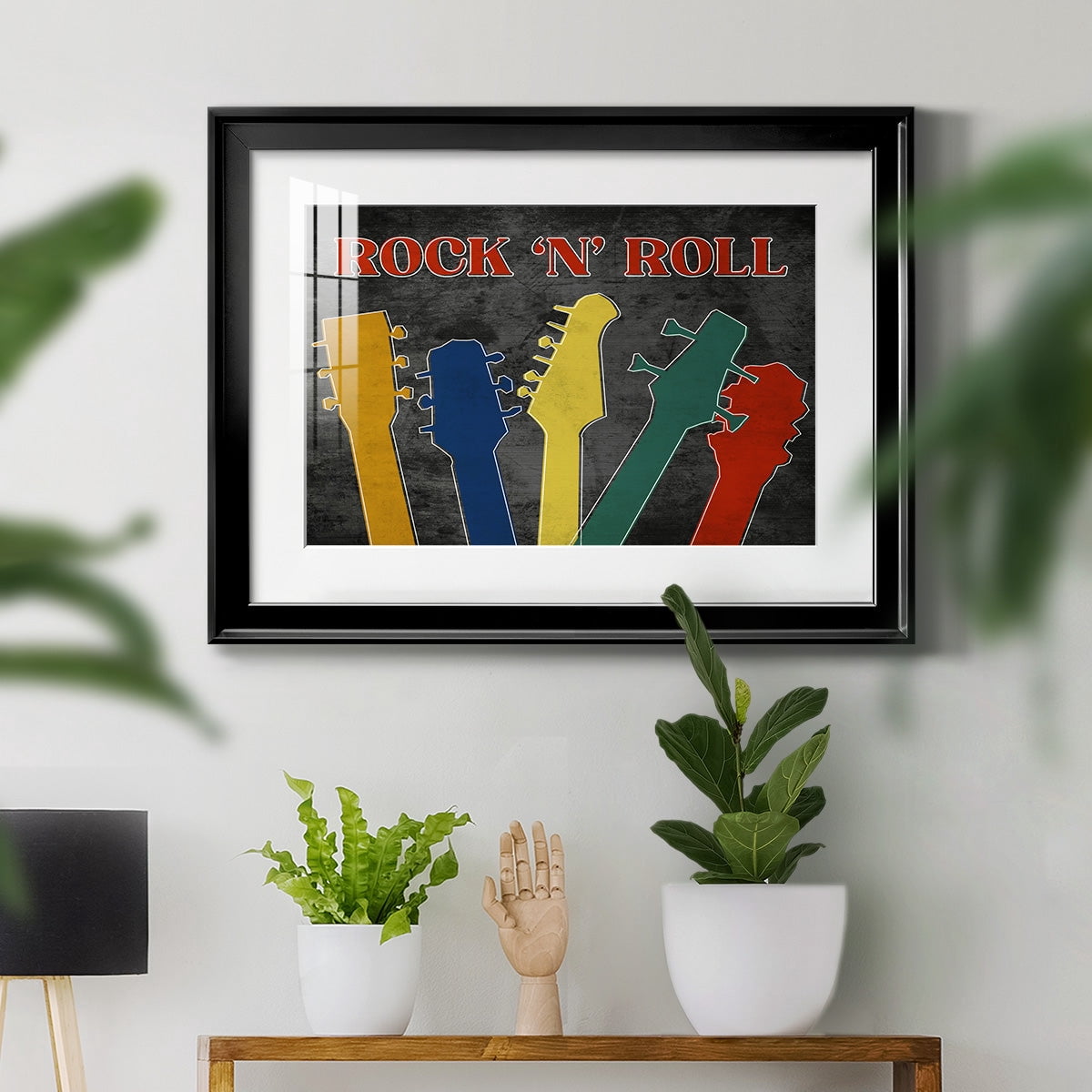 Rock and Roll Premium Framed Print - Ready to Hang