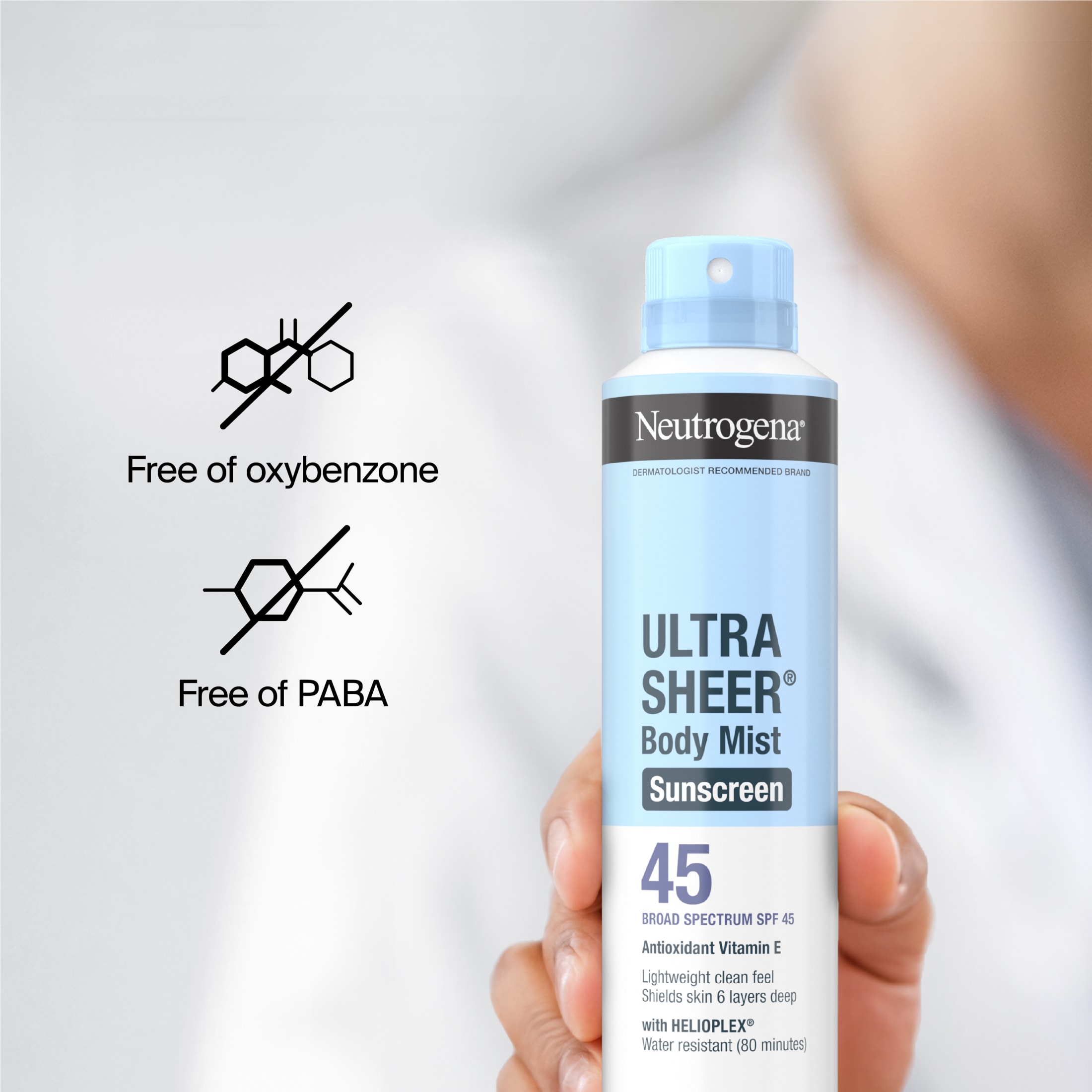 Neutrogena Ultra Sheer Sunscreen Spray SPF 45, 8 oz photo 7