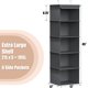thumbnail image 2 of Organizador de armario Simple Houseware, 5 estantes, para colgar, gris oscuro, 2 of 5