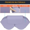 thumbnail image 6 of SOULWIT Portable Smart Case for AirPods Max, Protective Magnetic PU Leather Cover with Low Power Mode Support - Purple, 6 of 9