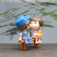 thumbnail image 4 of Toystoory Adorno de enano de jardín Figuras de pareja en miniatura lindas para decoración interior o exterior Decoración del hogar Gris, 4 of 6