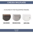 thumbnail image 4 of Amerelle 149TRDB Chelsea Combo Simple Rocker-GFCI Wallplate Vieilli Bronze, 4 of 4