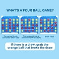 thumbnail image 4 of Juego de mesa "Shots Game Go 4 en línea" | Juego clásico educativo de lanzamiento de pelota para niños | Juguete multijugador | Coordinación mano-ojo | Juego de fiesta | Diversión familiar | Regalo, 4 of 5