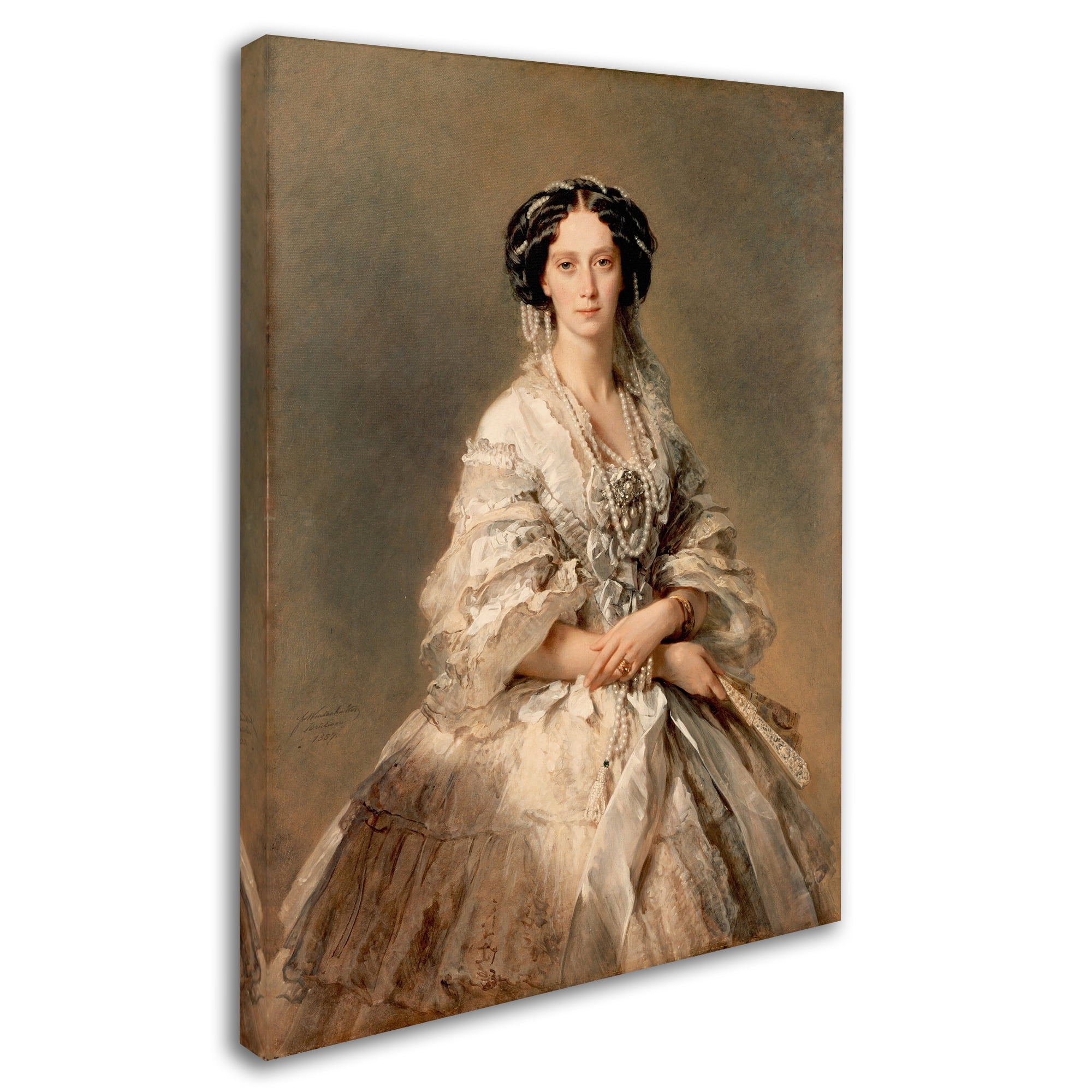 Portrait Of Empress Maria Alexandrovna' Canvas Art by Winterhalter