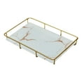 thumbnail image 2 of kurtrusly Storage Rack Multi-layer Storage Box Perfume Jewellery Container Basket L Single Layer White 1Set, 2 of 6
