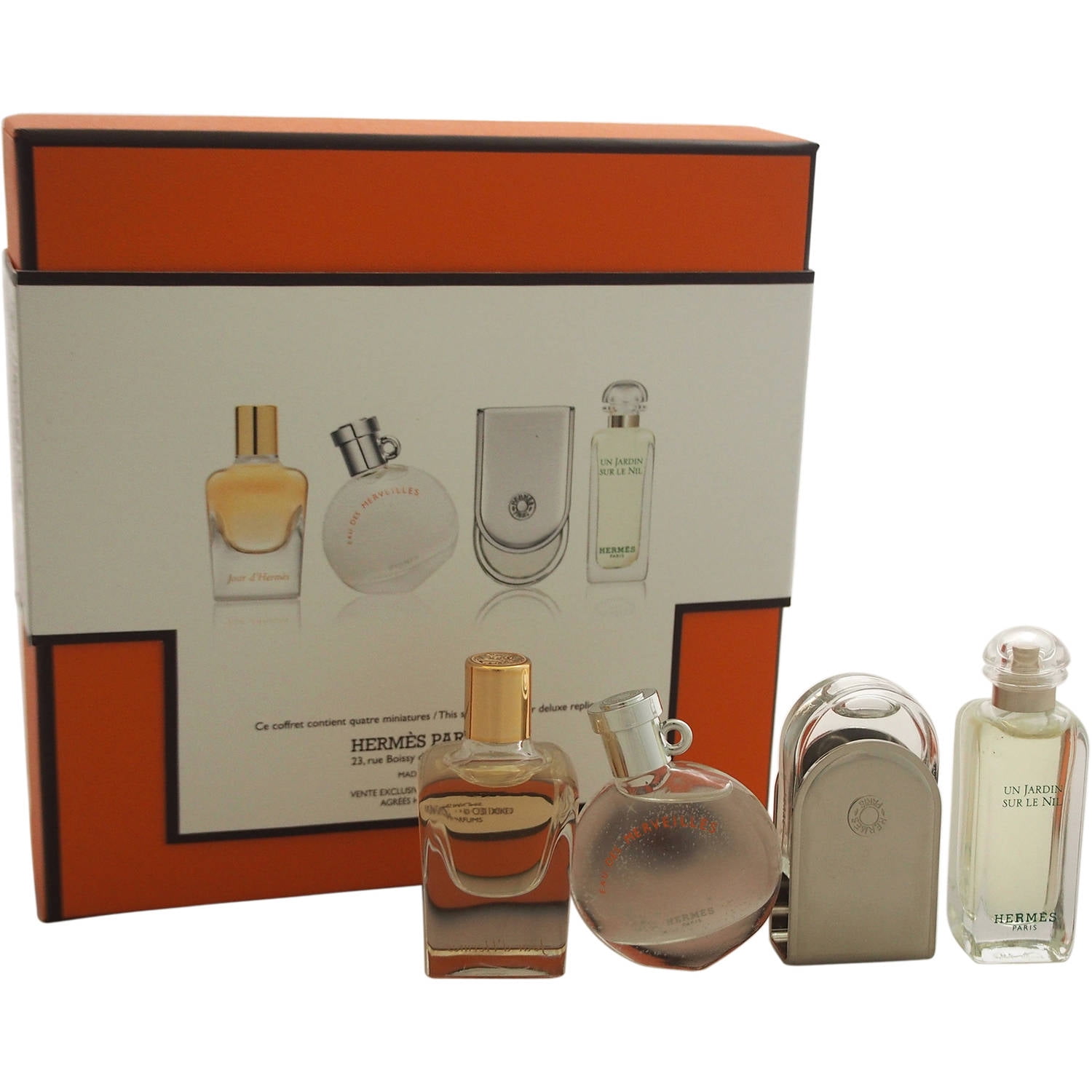 Hermes Ladies Miniature Coffret Gift Set Fragrances 3346130004080