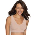 thumbnail image 1 of Hanes Womens ComfortFlex Fit Get Cozy Wirefree Bra, S, Nude, 1 of 2