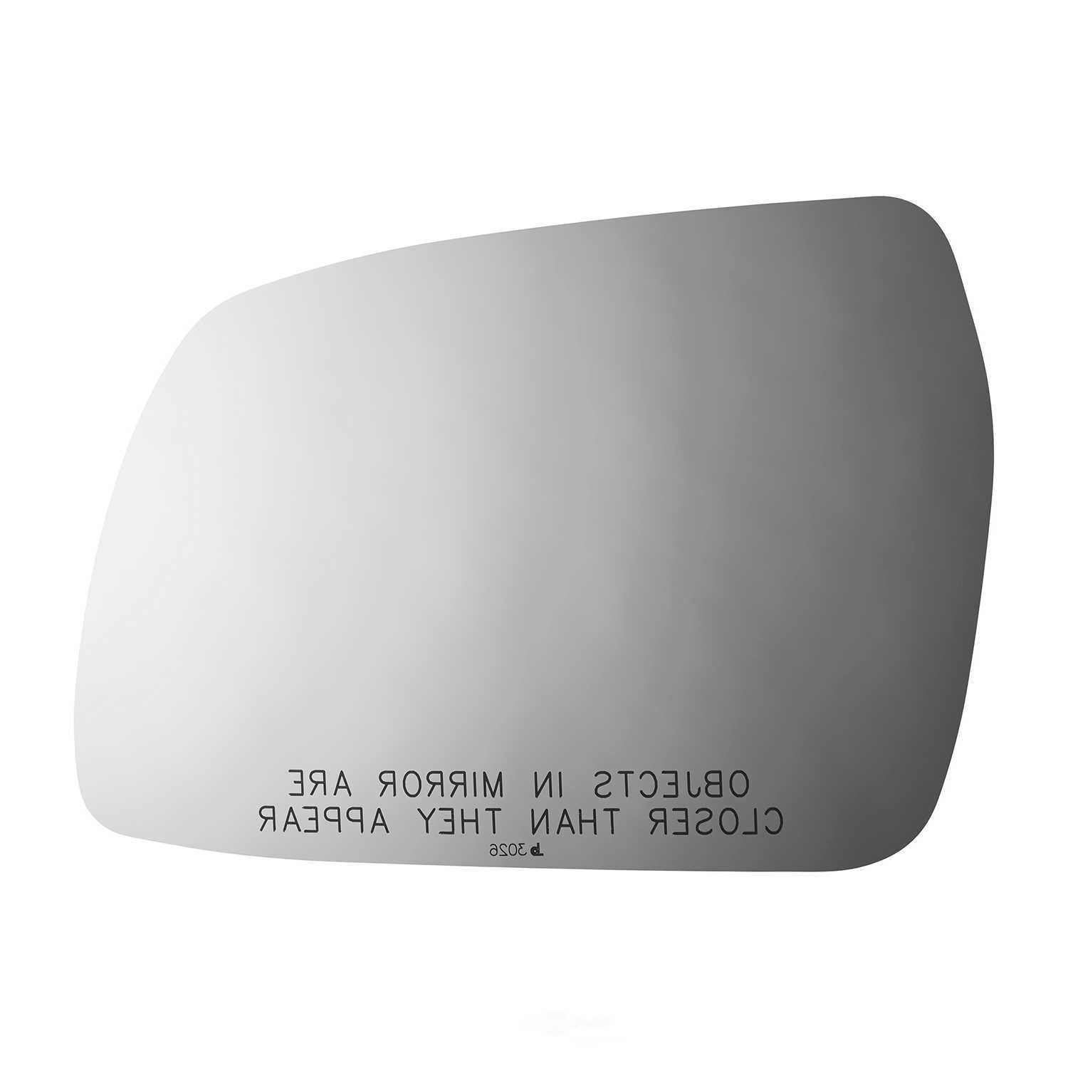 Burco Side View Mirror Replacement Glass - Clear Glass - 3026