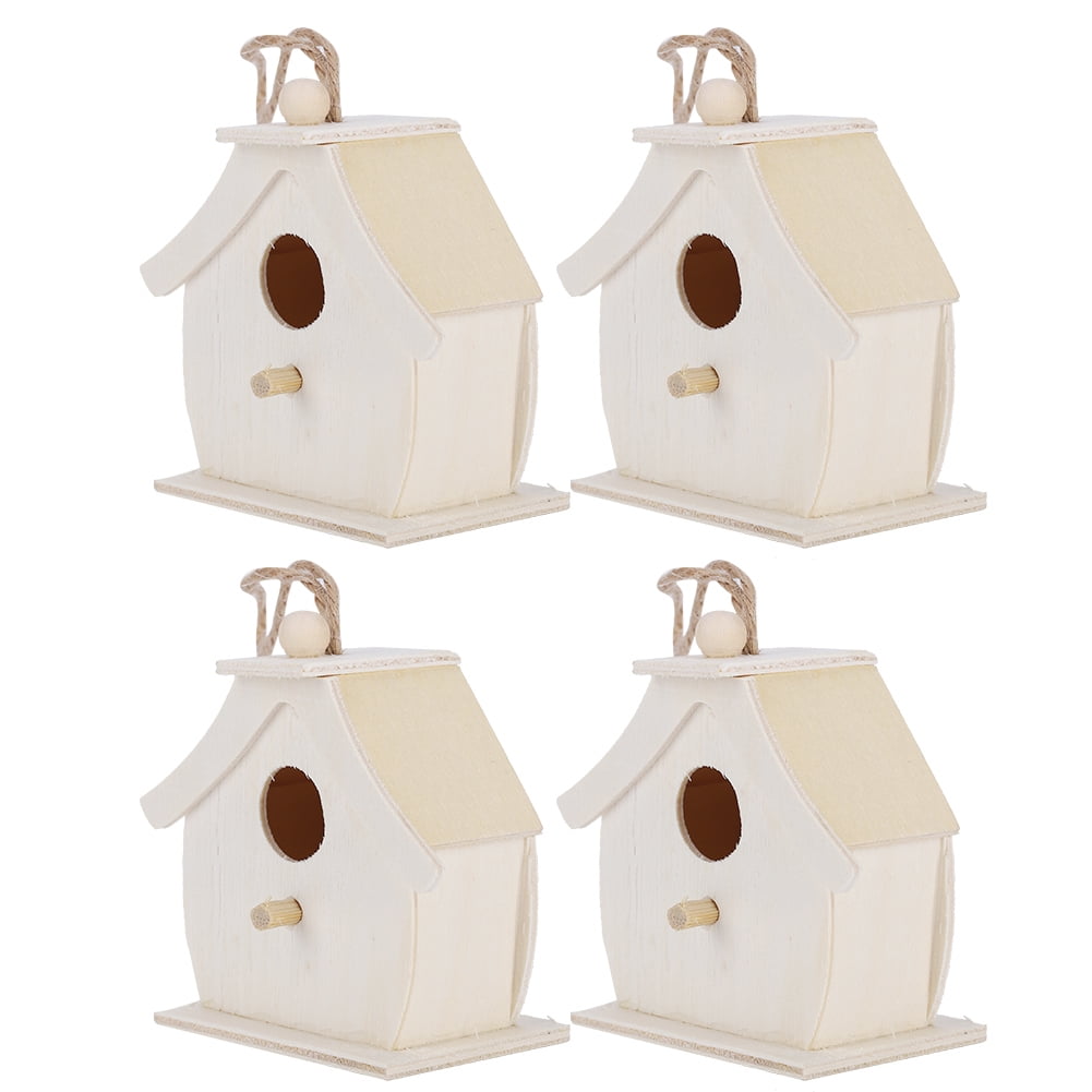 OTVIAP Wooden Bird House, Bird Nests, Platane Wood Outdoor Birdhouse Unique Appearance Designe For Swallows Birds