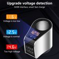 thumbnail image 2 of Car Charger Portable External Charger Cigarette Lighter Adapter Compatible with Samsung Galaxy S9+ S8, More SLIVER, 2 of 8