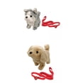 thumbnail image 1 of 2 piezas electrónicas de peluche perro paseo Wag cola realista lindo simulación juguete interactivo para cumpleaños Navidad ju husky y labrador CUTICAT  Perros de simulación, 1 of 8