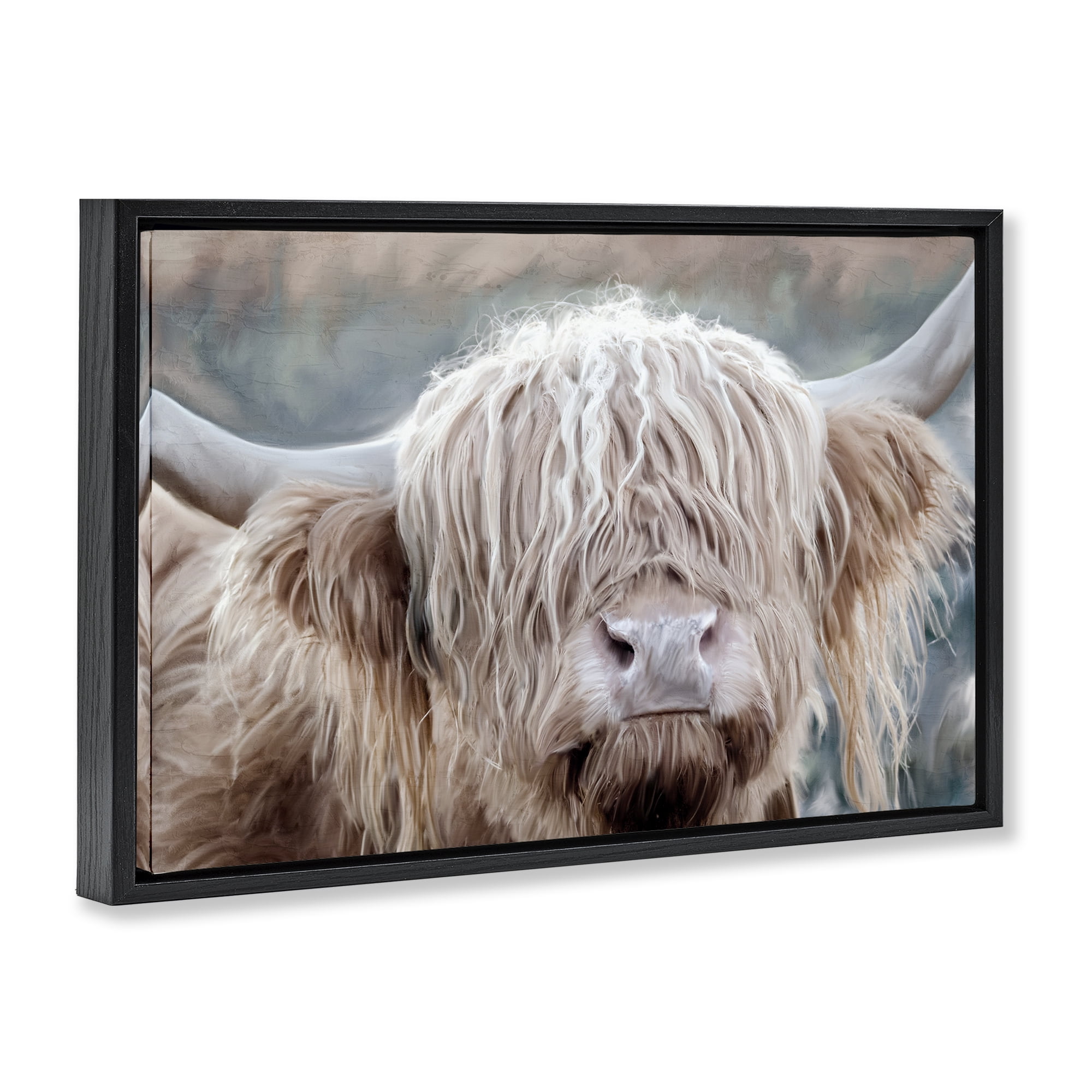 Stupell Industries In the Highlands Photograph Black Framed Floater Canvas Wall Art, design by Kim Allen
