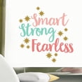 thumbnail image 2 of Smart Strong Fearless Bedroom Words Art Sticker Living Room Beautiful Wallpaper, 2 of 9