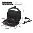 thumbnail image 1 of Sandwichera CHAO Dibujos animados Mickey Waffle Maker Parrilla de doble capa Cara sonriente, 1 of 4