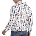 thumbnail image 6 of Lsque Lighthouse And Beacon Pattern Casual Men's Hoodie,Hooded Sweatshirt with Kangaroo Pocket,Pullover Hoodie-Small, 6 of 7