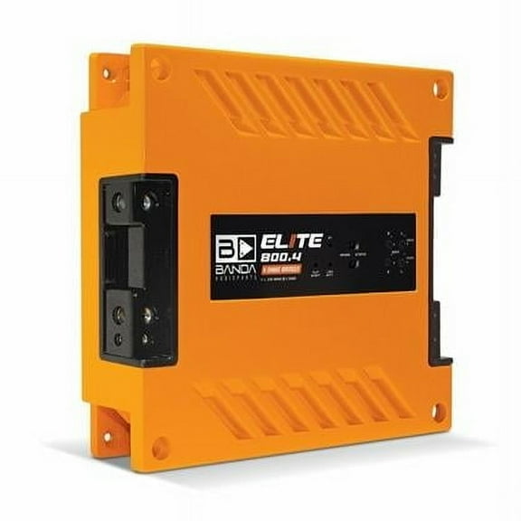 Banda ICEX800.1ORANGE 800W 1 Ohms Car Amplifier, Orange