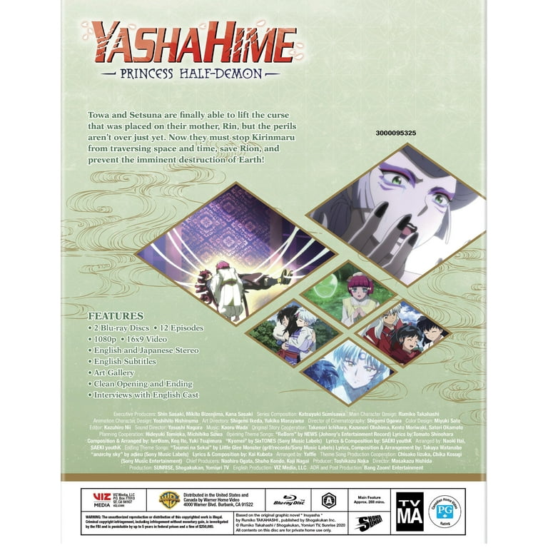 Yashahime Princess Half-Demon Season 2 Part 2 DVD