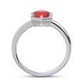 thumbnail image 4 of 2.00 Carat Round Cut Red Ruby Gemstone Stunning Solitaire Ring for Bride Solid 14K White Gold Size 11.5 by Diamond-Capitals, 4 of 8