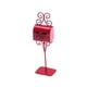 thumbnail image 2 of Buzón de casa de muñecas en miniatura para juego de simulación, arte de hierro, decoración de casa de muñecas en miniatura Rojo, 2 of 9