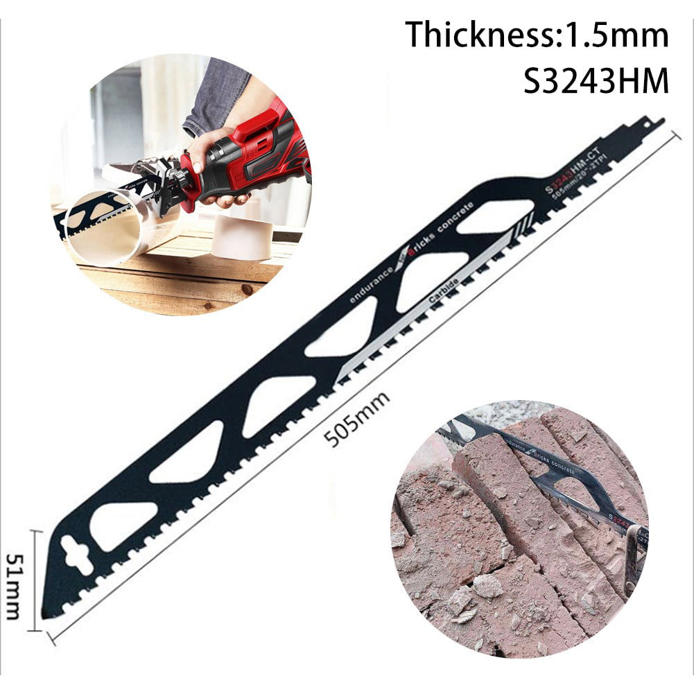 Of Reciprocating Saw Blades Saber for Stone Crosscut Aerated Concrete Brick 