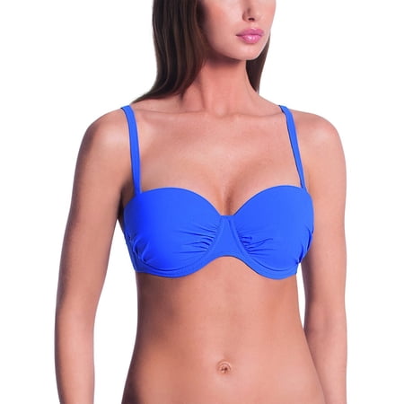 Rosa Faia Womens Cosima Underwired Bikini Top  10C  French Blue