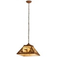 thumbnail image 2 of Meyda Tiffany 159801 Leaping Trout 2 Light 22" Wide Pendant - Earth, 2 of 7