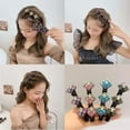 thumbnail image 2 of Pince à Cheveux en Strass, Pinces à Cheveux Double Frange Tressées (I), 2 of 2