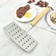 thumbnail image 5 of Stainless Steel Fish Frying Spatula | Flat & Wide Flipper with 15.4" Wooden Handle | Multipurpose Steak & Pancake Turner | Rust Resistant | 10.0 x 4.5 Inch Tool | Easy-Clean Kitchen Utensil, 5 of 5