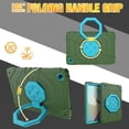 thumbnail image 4 of Dteck for Samsung Galaxy Tab A9 Plus Case 11 Inch, 360 Rotating Stand Cute Kids-Friendly Case for Galaxy Tab A9+ Tablet 2023 (SM-210/X216/X218),Green Blue, 4 of 4